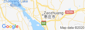 Zaozhuang map